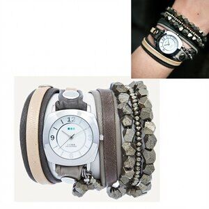 NEW! LA MER COLLECTIONS - Venus Stones Wrap Watch